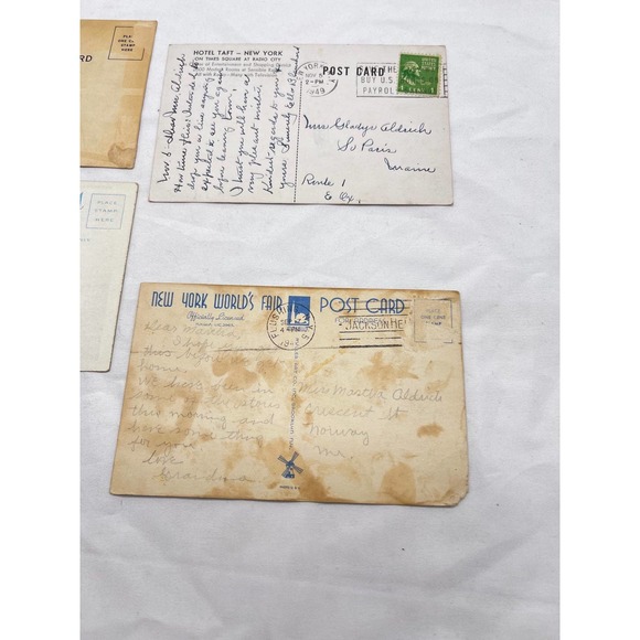 VTG set of 4 New York City postcards - Picture 6 of 6